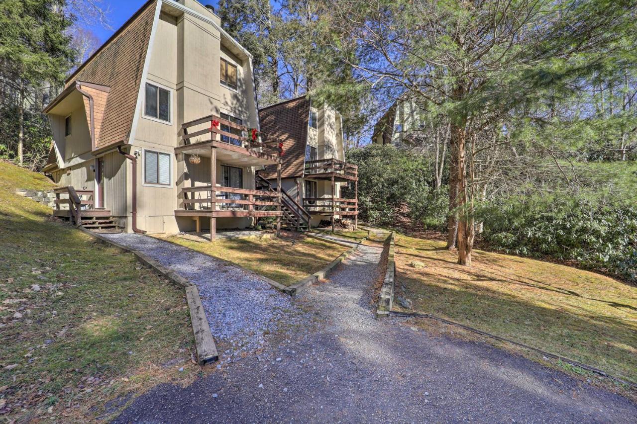Banner Elk Mountain Retreat With Deck And Fireplace Exterior foto