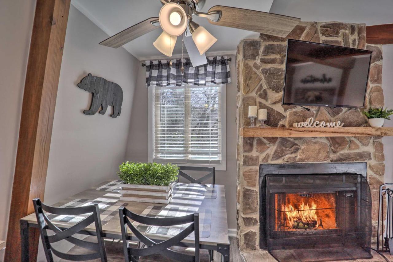 Banner Elk Mountain Retreat With Deck And Fireplace Exterior foto